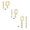 Exquisitos Pendientes de Borla de Zirconia con Forma de Gota de Agua de Cobre Versátiles Diseño Elegante de Alta Gama Pendientes Pendientes