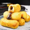 Pastel de Arroz Glutinoso con Relleno de Melaza, Frito 300g, Producto Semielaborado Sanquan Quick Kitchen