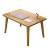 Mesa de Centro Simples Pequena para Casa Janela de Canto Pernas de Madeira Maciça Sala de Estar Sala de Jantar Quarto Mesa Lateral Peitoril da Janela Mesa Pequena Quarto de Aluguel
