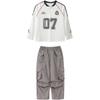 Traje de Ropa Infantil de Moda Hip-hop Pantalones de Grulla para Niños Hip-hop hiphop Calle Frita Guapo Moda de Marca Ropa de Actuación de Mesa