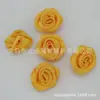 Rosa de Cinta de Poliéster de unos 2 cm Brotes Flores para Joyería Flores Hechas a Mano Accesorios para Ropa Accesorios para Juguetes