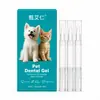 Fábrica de Origen Pluma Limpiadora Dental para Mascotas Cepillo de Dientes Universal para Mascotas Gato y Perro Pluma de Belleza para Sarro Limpieza Oral