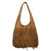 Bolso Vintage con Borlas para Mujer, Gran Capacidad, Nuevo 2026 Estilo Coreano Popular Bolso de Hombro, Bolso Cruzado Único para Mujer