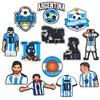 Futebol Messi Neymar Mba Pi Cro Cave Sapatos Acessórios DIY Decoração De Borracha Macia Remendo Fivela De Sapato Destacável Flor De Sapato