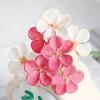 Flor Artificial de Hortênsia com Cabo Único Tecido de Seda Flor Falsa Flor Biônica Ornamentos para Sala de Estar Mesa de Jantar Arranjo de Flores Flor Decorativa Sentido Avançado