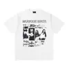 2025 verão nova marca de moda americana amantes masculinos e femininos plus size solto pulôver manga curta camiseta adolescente