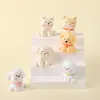 Accesorios de resina de dibujos animados para manualidades, perro lindo tridimensional, gel de crema, pasador de pelo hecho a mano, accesorios para funda de teléfono móvil, hebilla de zapato