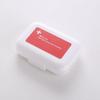 Caja de medicamentos portátil y sellada de 8 compartimentos, subembalaje de viaje, caja de pastillas para medicamentos de gran capacidad, a prueba de humedad, caja rectangular de plástico para almacenar medicamentos.