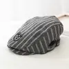Boina Sombrero de Otoño para Hombres y Mujeres, Sombrero Estilo Coreano para Bebés y Niños, Sombrero de Sol Rayado de Primavera y Otoño para Bebés, Gorra de Béisbol