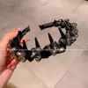 Diadema de Diseño de Nicho Accesible de Lujo Retro Nuevo Giro Moda High-End Antideslizante que Muestra la Cara Pequeño Elegante Tocado Accesorios para el Cabello para Mujeres