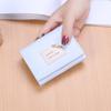 Carteira Feminina Estilo Coreano Novo Estilo, Carteira Curta Simples e Fashion para Estudantes Femininas, Porta-Cartões Clip de Carteira Porta-Moedas com 70% de Desconto