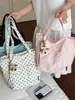 Bolsa de Hombro de Lunares Transfronteriza para Mujer 2026 Nuevo Verano Gran Capacidad Casual para Estudiantes Viajes Diarios Bolsa para Clase
