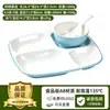 Bandeja de comida dividida A8, melamina plástica, bandeja comercial para comida rápida, especial para cafetería escolar, bandeja de cuatro-seis compartimentos, imitación porcelana, bandeja engrosada