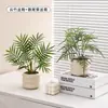 Plantas Verdes Artificiales, Flores Falsas, Flores Artificiales, Plantas Pequeñas de Escritorio en Maceta, Adornos Decorativos, Estanterías, Plantas Verdes Artificiales, Accesorios de Fotografía