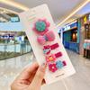 Nuevos Accesorios para el Cabello de Niñas Flequillo Pinza de Pato Set de Tarjetas de Colores Brillantes Coreanos Pinza para el Cabello Infantil Accesorios para el Cabello