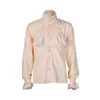 Ropa Nueva Estilo Primavera y Otoño 2026 Camisa Gótica Medieval para Hombre Capa Interior para Mujer Top de Color Sólido Manga Larga Ropa de Comercio Exterior