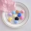 Acrílico Macaron Amor Borracha Tinta de Cozimento Tinta Feltro à Mão Miçangas DIY Corrente para Celular Colar Acessório de Cabeça Joia