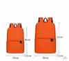 Mochila Minimalista de Poliéster Alças Curvas Ergonômicas Zíper Duas Vias Respirável e Resistente ao Desgaste