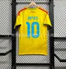 Mais Vendidos Copa do Mundo 26-27 Espanha França Brasil Argentina Inglaterra Camisas de Futebol Casa e Fora Manga Curta