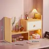Estante de Mesa, Porta-Objetos de Canto de Mesa, Estante de Livros Retrátil de Múltiplas Camadas, Prateleira de Armazenamento de Canto de Mesa para Estudantes