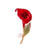 Broche de Temperamento de Flor Roja de Alta Gama para Mujer Flor de Planta de Alta Gama Bambú Pin Corsage de Alta Gama Accesorios para Traje
