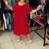 Vestido de encaje de manga corta con cuello redondo europeo y americano de Amazon Independent Station, novedad de verano 2024, ropa para mujer