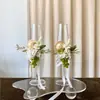 Copas Creativas para Brindar, un Par de Copas, Copas de Flor Eterna, Regalo de Boda Compromiso Boda, Paquete de Materiales para Copa de Vino DIY