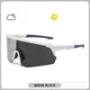 Gafas Deportivas Deportivas de Medio Marco para Ciclismo de Nuevo Producto Transfronterizas Gafas para Correr Gafas de Sol Coloridas Lentes con Recubrimiento al Vacío Lente Integrada