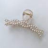 Celebridad de Internet de Corea del Sur 2023 Pinza para el pelo de perla pinza grande para recogido clip de temperamento tarjeta de brote clip femenino tocado accesorios para el cabello al por mayor