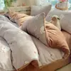 2026 Conjunto de Cama Espesso de Lã de Leite Quatro Peças Conjunto de Cama de Três Peças Classe A Capa de Edredom Lençol de Cama Conjunto de Quatro Peças Conjunto de Cama