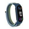 4311 para Mi Band 7/6/5/4/3 Correa de Nylon Marco Protector de TPU Correa de Velcro de Lazo de Nylon