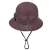 Sombrero de Sol Hueco para Mujeres de Mediana Edad y Mayores, Nuevo Estilo Primavera y Verano 2026, Sombrero de Pescador de Moda con Protección Solar, Sombrero de Pescador para Mamá