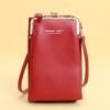 Vendas diretas da fábrica Nova Moda Feminina bolsa de telefone móvel Coreano moda bloqueio cor sólida crossbody bolsa de ombro carteira