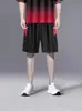 Shorts Esportivos de Verão para Homens, Marca da Moda, Design Fino, Caimento Solto, Tamanho Grande, Shorts Casuais para Corrida e Treino, Calça de Cinco Pontos