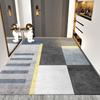 Felpudo de entrada resistente a las manchas, ligero, de lujo, sencillo, moderno, para el hogar, alfombra de corte, felpudo, felpudo antideslizante