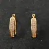Aretes de Circonio para Mujer, Joyería de Diseño Variedad Oro Nuevo a la Moda