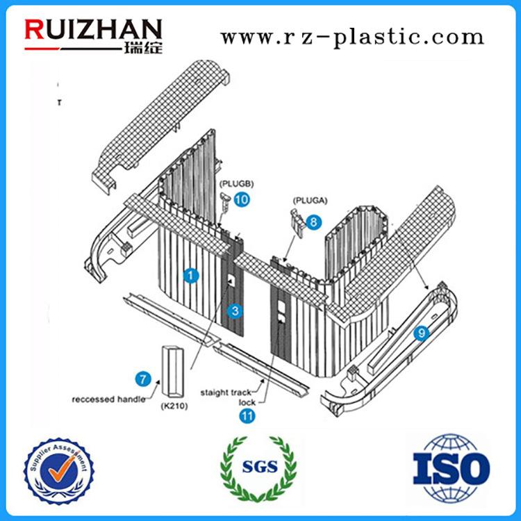 1.Steel Cabinet with Plastic S