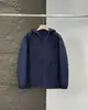 Chaqueta de Algodón con Capucha Cálida, Resistente al Viento e Impermeable, No Voluminosa, para Uso Diario en Exteriores Otoño/Invierno 13975