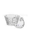 Tarro de Dulces de Vidrio Repujado Estilo Ins Retro con Tapa, Almacenamiento de Joyas, Caja de Dulces para Bodas, Tarro de Café, Tarro de Almacenamiento