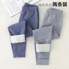 Uniforme Escolar Essencial Outono/Inverno 2026 para Crianças de Meia-Idade e Grandes Calças Quentes de Outono/Inverno para Crianças Meninos e Meninas Roupa Íntima Térmica de Lã de Seda