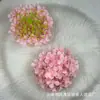 Cabezas de Flores de Hortensia para Decoración de Escenas, Flores Artificiales, Cabezas de Flores de Seda, Decoraciones de Pared de Flores, Flores Falsas, Florales Transfronterizos
