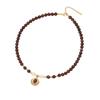 [Bingmeng] Collar de diseño original hecho a mano con piedra natural, collar de nicho personalizado, joyería nueva europea y americana N077