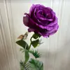 Ramo de Flores Artificiales Individuales Anna Rose, Flor de Seda Artificial para Arreglos de Boda, Flor de Plástico con Acabado de Alta Gama para Decoración