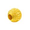 Acessórios feitos à mão DIY sólidos de jateamento de areia dourada do Vietnã pulseira de contas banhada a ouro de cobre puro atacado