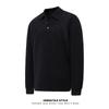 Sudadera Popular de Peso Pesado 320g con Solapa Cosida para Hombre, Top de Manga Larga, Chaqueta, Cuello Polo, Nuevo Estilo Primavera y Otoño 2025 para Hombre
