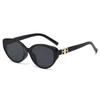 Nuevas Gafas de Sol Retro Ojo de Gato 2025 para Mujer en Viajes de Verano, Anti-UV, Gama Alta, Favorecedoras del Rostro, Gafas de Sol con Montura Pequeña y Grande