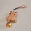 Madera de Haya Ensamblada Carrillón de Viento Gato de la Suerte Dibujos Animados Lindo Muñeco de Madera Maciza Timbre de Puerta Creativo Adornos Colgantes Venta al por Mayor