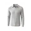 Camiseta casual de manga larga de color liso para hombre de comercio exterior primavera y otoño, sudadera holgada de talla grande para hombre, camiseta básica, camiseta superior para hombre