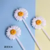 Girasol Margarita Resina Ins Enchufe Pequeño Decoración para Hornear Pasteles Pequeño Transparente Viento Mesa de Postres Adorno Venta al por Mayor