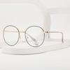 Armazón de Lentes de Aleación Moderno Tallado Combinado Ultraligero Moderno Juvenil Protección Luz Azul Casual Correr Duradero Explosivo 72599
